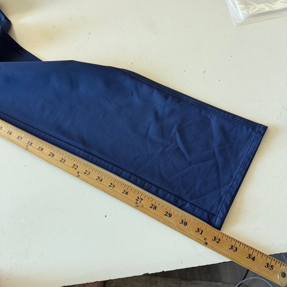 Peter Millar Kirk Performance Crown Crafted Navy Blue 5 Pocket Pants Men 34 x 32 - Picture 10 of 11